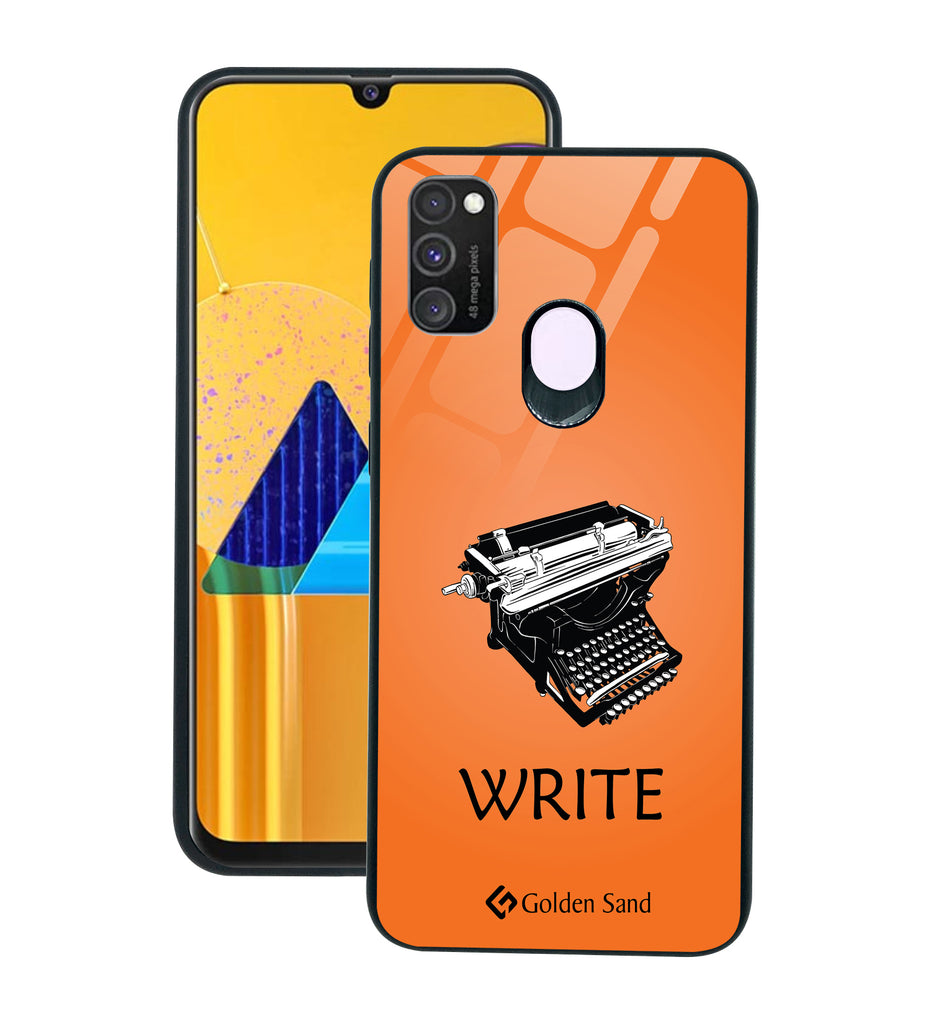 Samsung Galaxy M30s Designer Case Tempered Glass Series