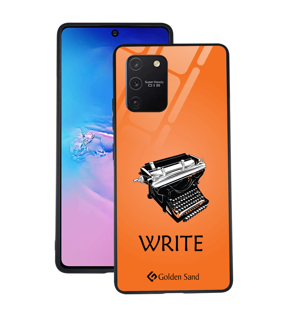 Samsung Galaxy S10 Lite Designer Case Tempered Glass Series