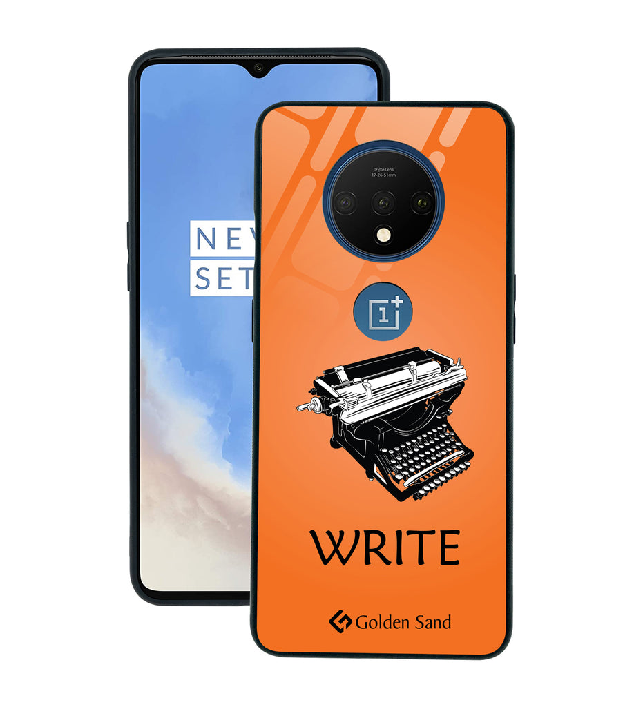 OnePlus 7T Designer Case Tempered Glass Series