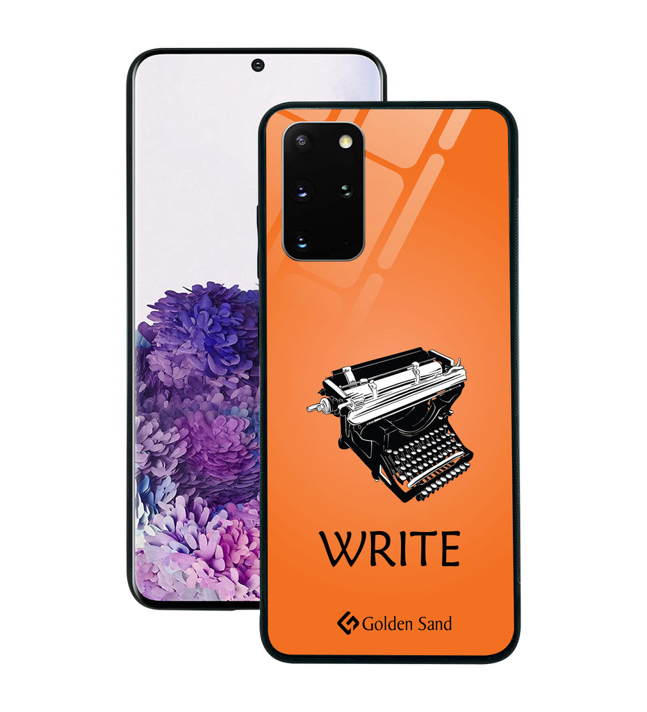 Samsung Galaxy S20 + Designer Case Tempered Glass Series