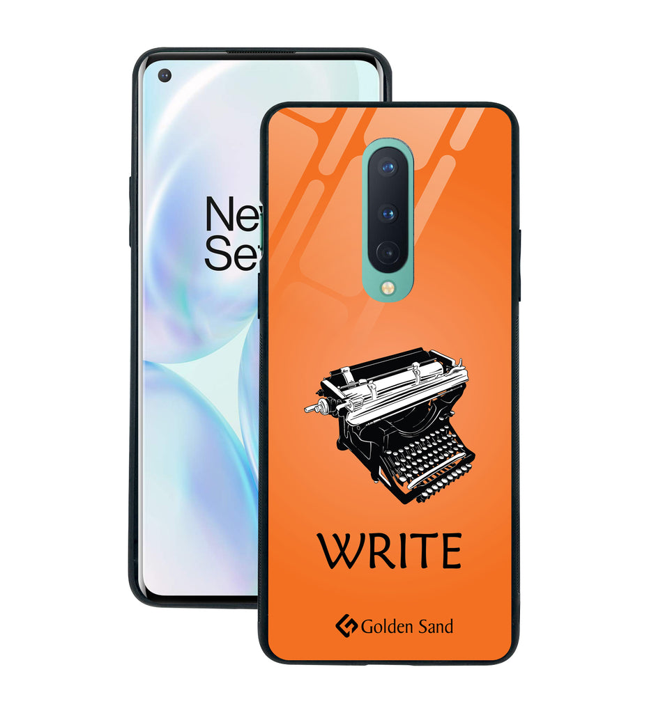 OnePlus 8 Designer Case Tempered Glass Series