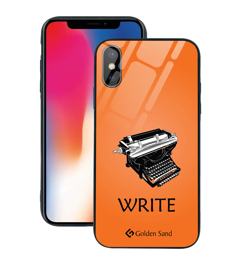 Apple iPhone X, XS Designer Case Tempered Glass Series