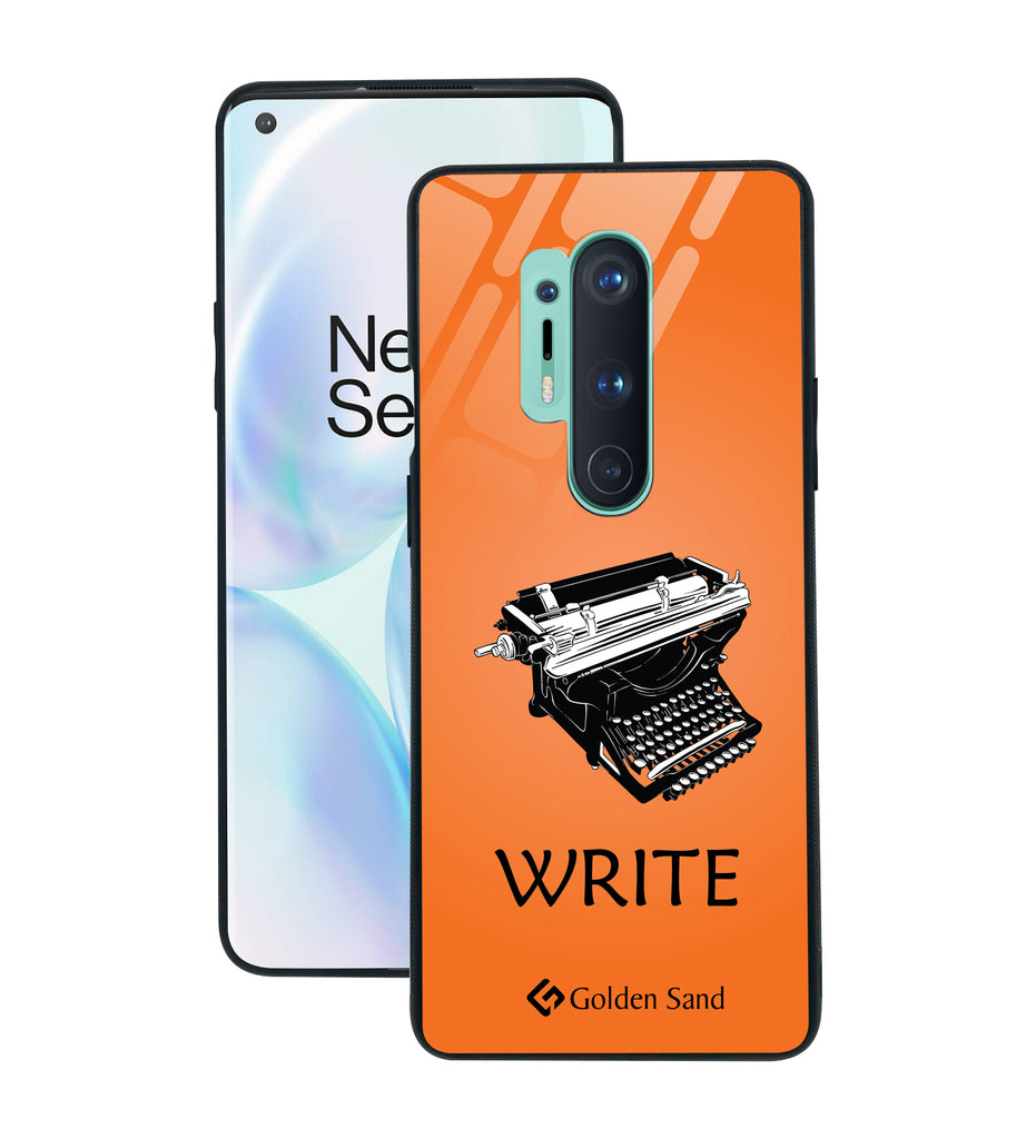 OnePlus 8 Pro Designer Case Tempered Glass Series