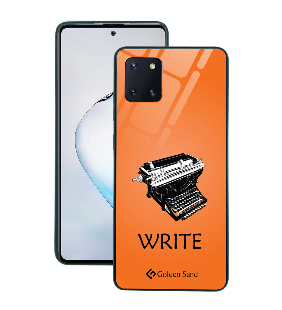 Samsung Galaxy Note10 Lite Designer Case Tempered Glass Series