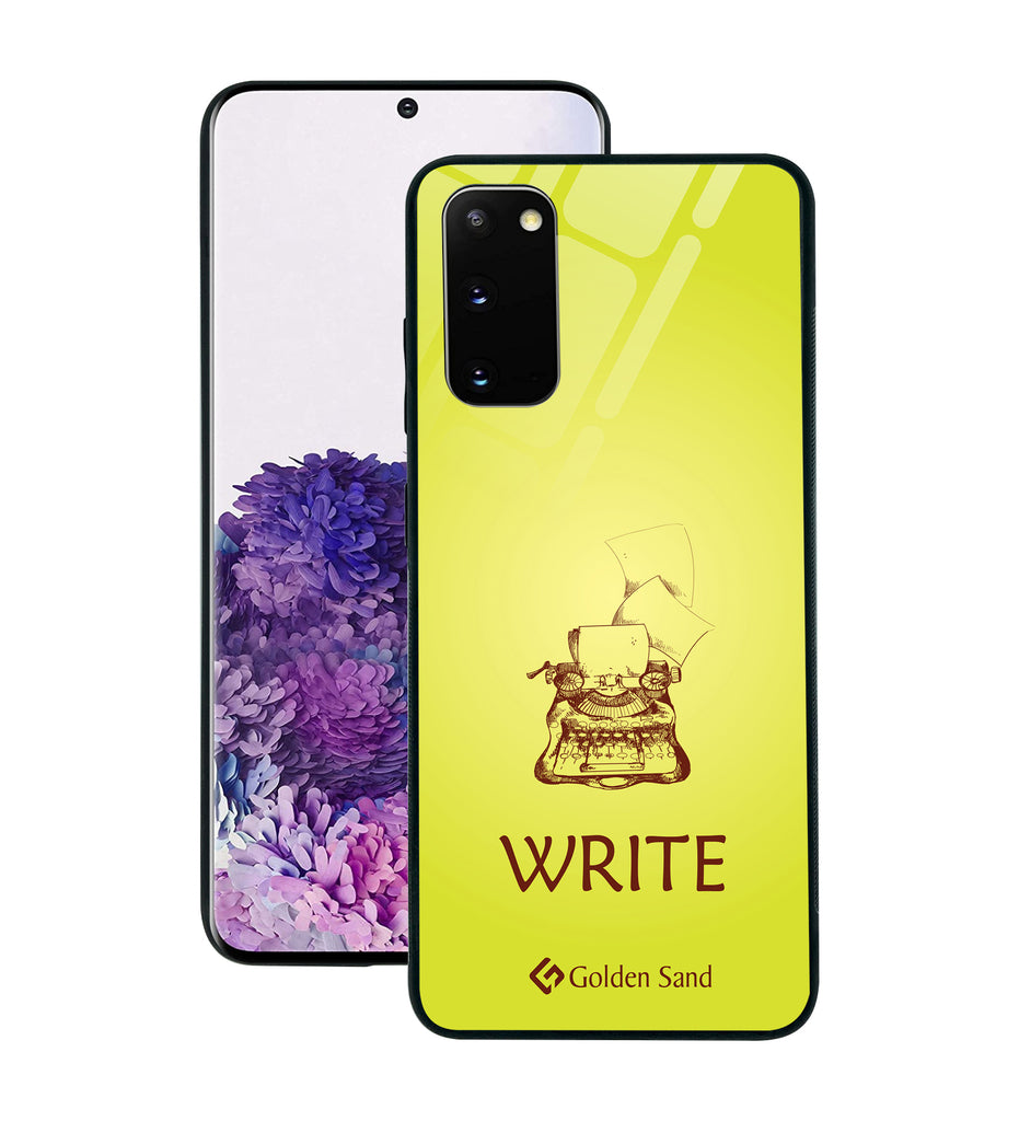 Samsung Galaxy S20 Designer Case Tempered Glass Series
