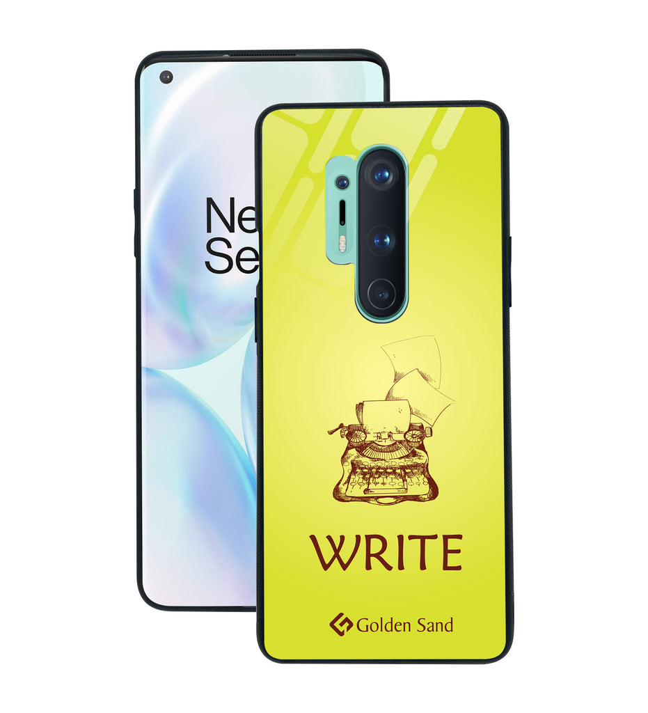 OnePlus 8 Pro Designer Case Tempered Glass Series