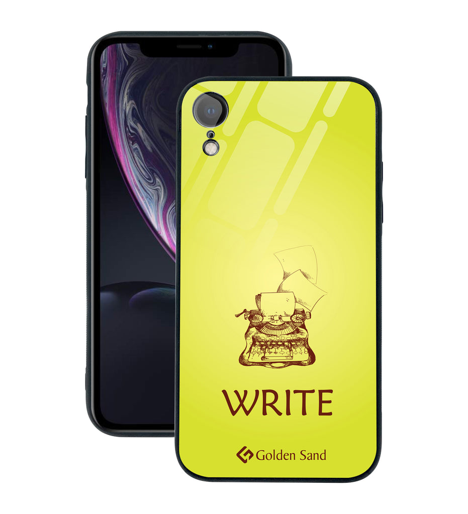 Apple iPhone XR Designer Case Tempered Glass Series