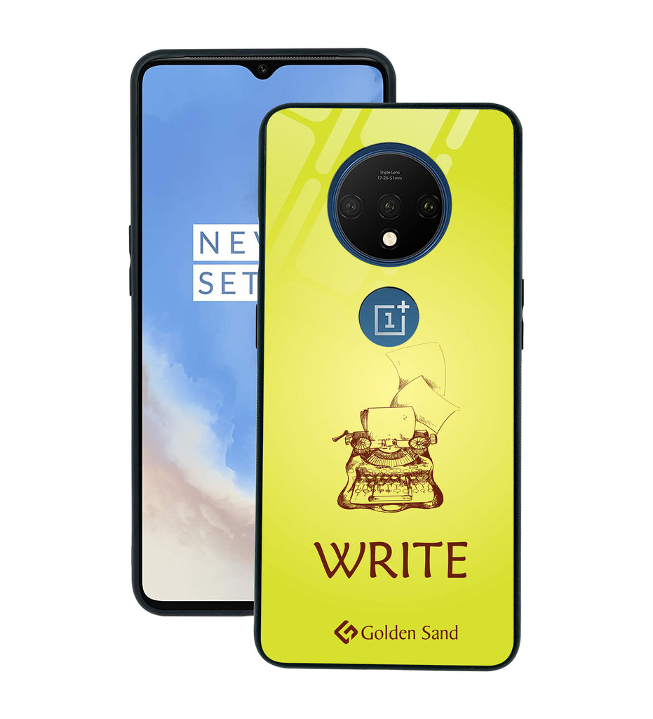 OnePlus 7T Designer Case Tempered Glass Series