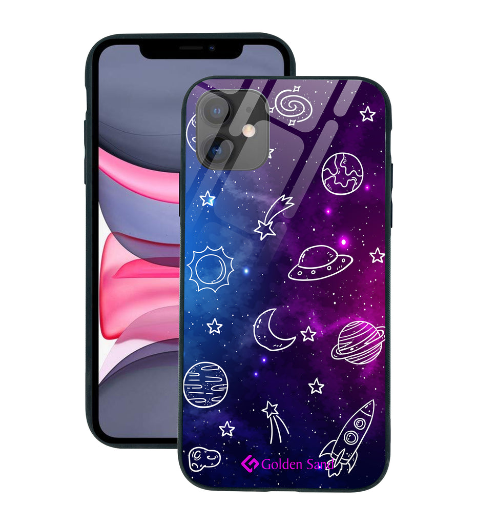 Apple iPhone 11 Designer Case Tempered Glass Series