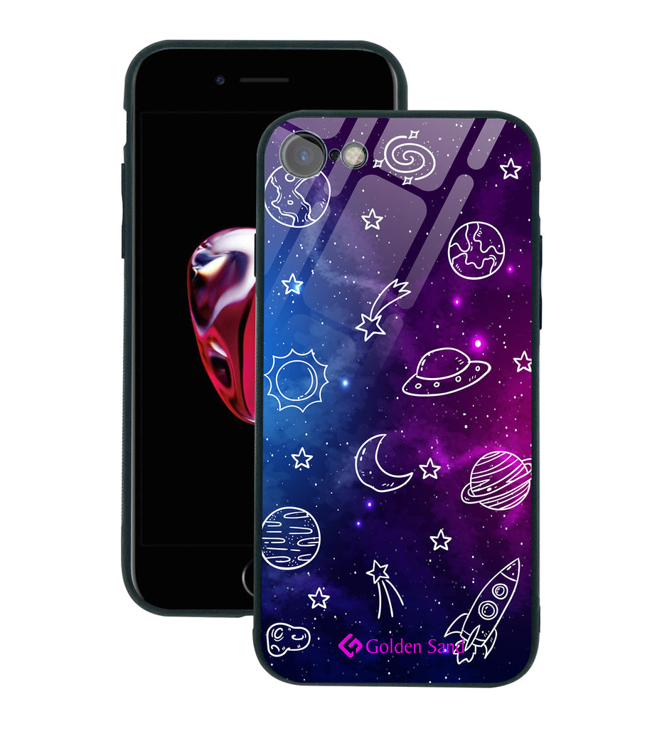 Apple iPhone SE 2020, iPhone 7, iPhone 8 Designer Case Tempered Glass Series