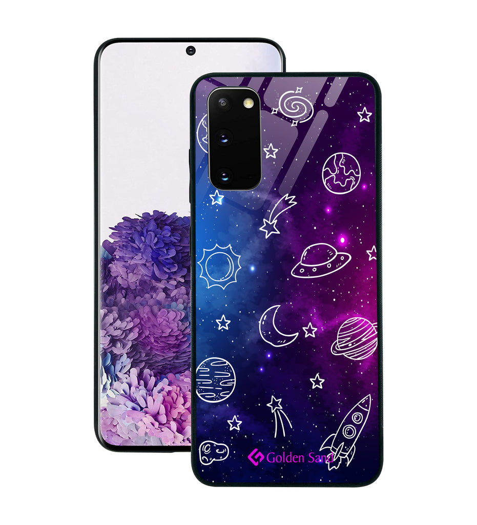 Samsung Galaxy S20 Designer Case Tempered Glass Series