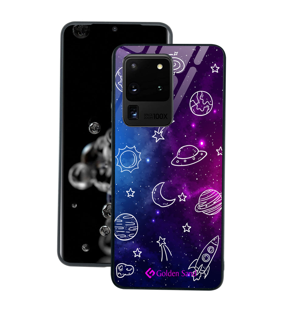 Samsung Galaxy S20 Ultra Designer Case Tempered Glass Series