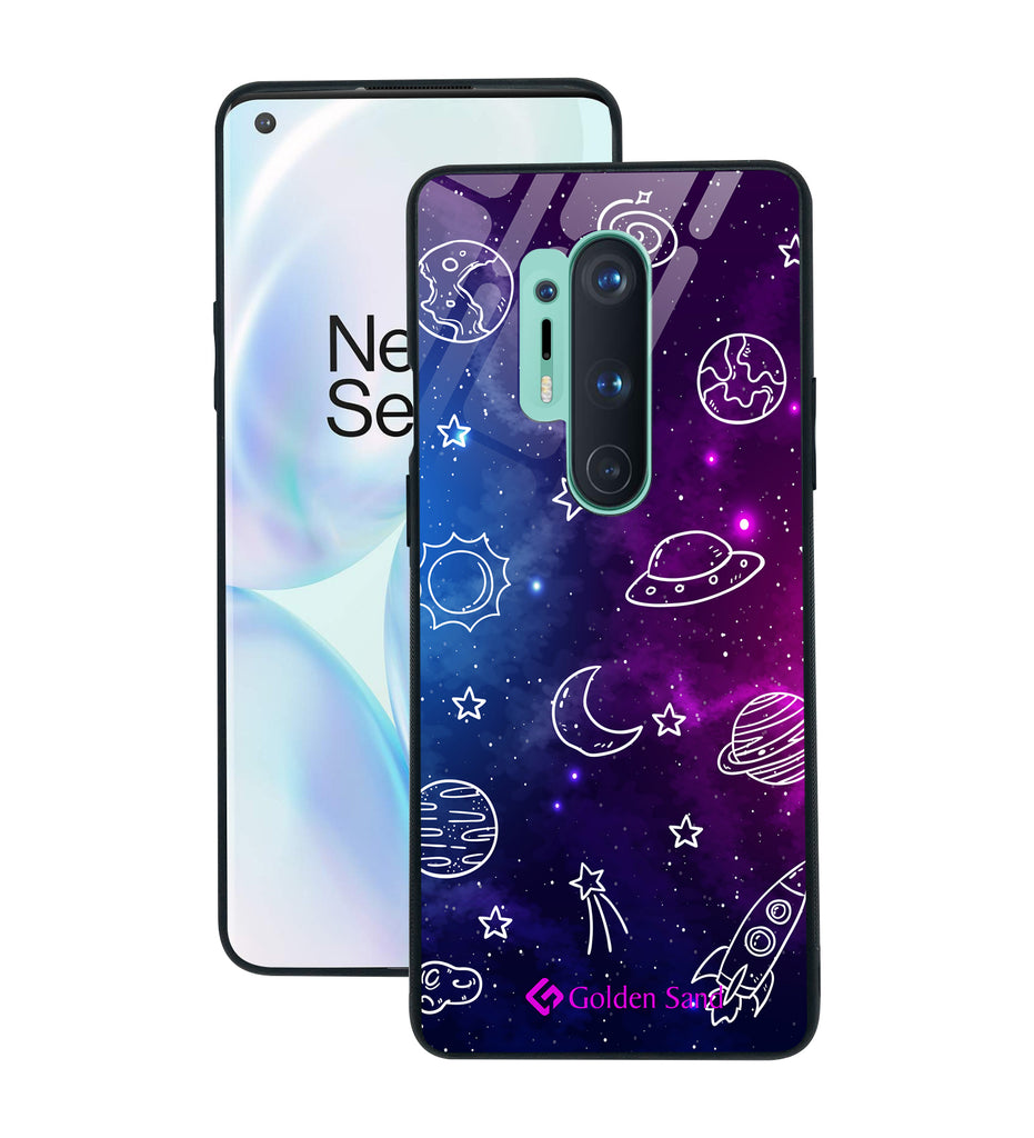 OnePlus 8 Pro Designer Case Tempered Glass Series