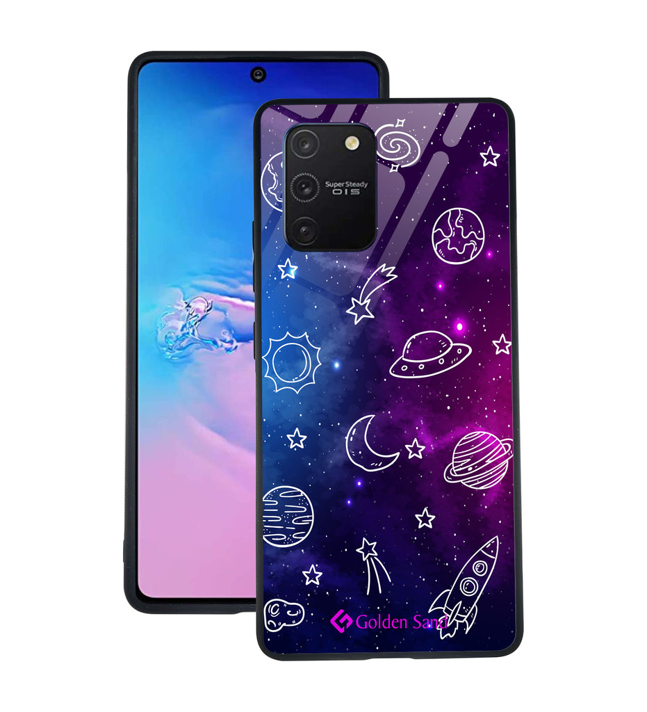 Samsung Galaxy S10 Lite Designer Case Tempered Glass Series
