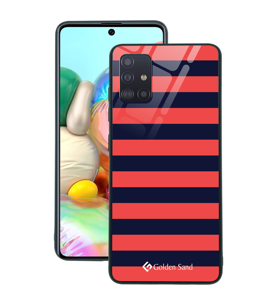 Samsung Galaxy A71 Designer Case Tempered Glass Series