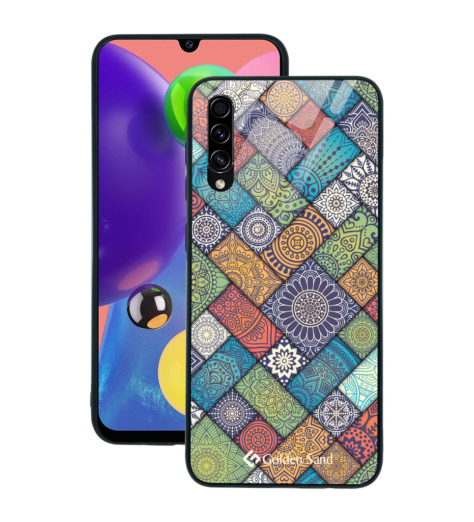 Samsung Galaxy A70s Designer Case Tempered Glass Series