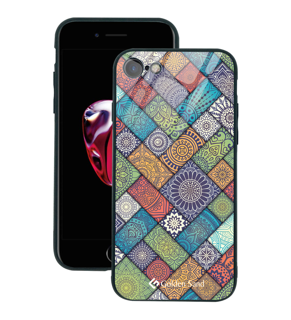 Apple iPhone SE 2020, iPhone 7, iPhone 8 Designer Case Tempered Glass Series