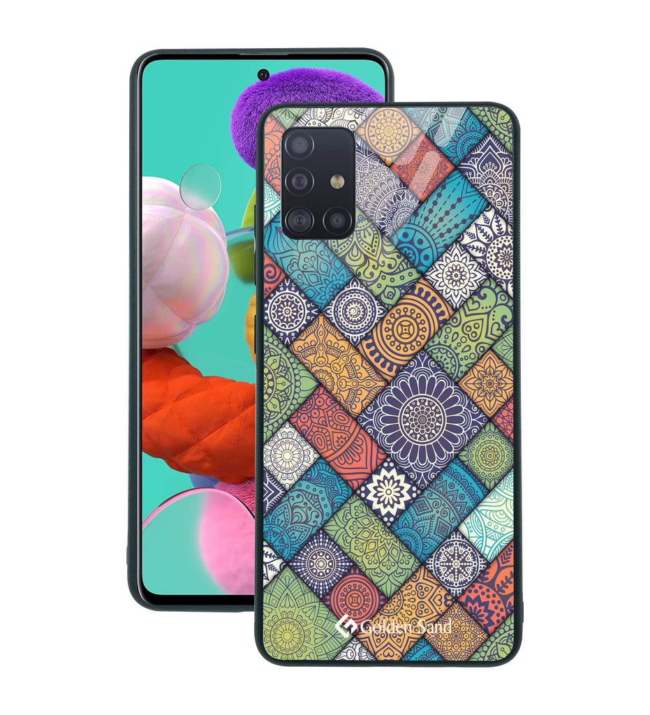 Samsung Galaxy A51 Designer Case Tempered Glass Series