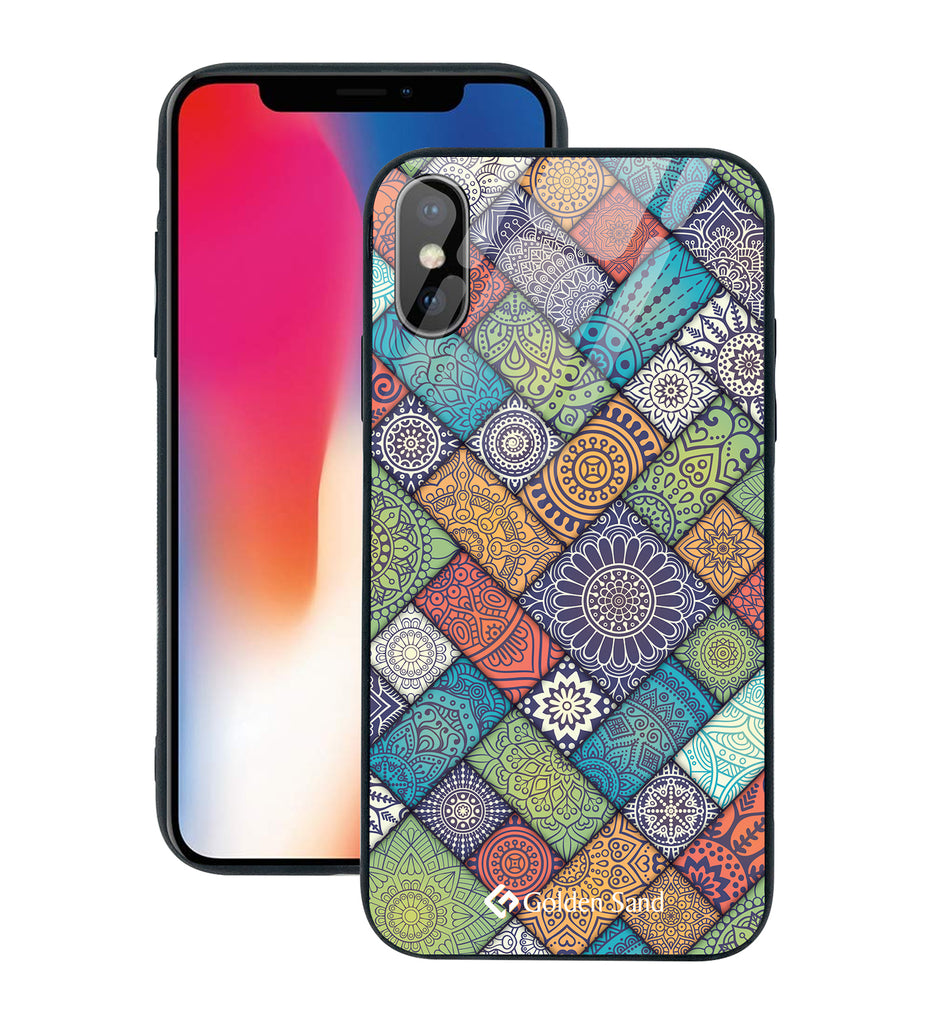 Apple iPhone X, XS Designer Case Tempered Glass Series