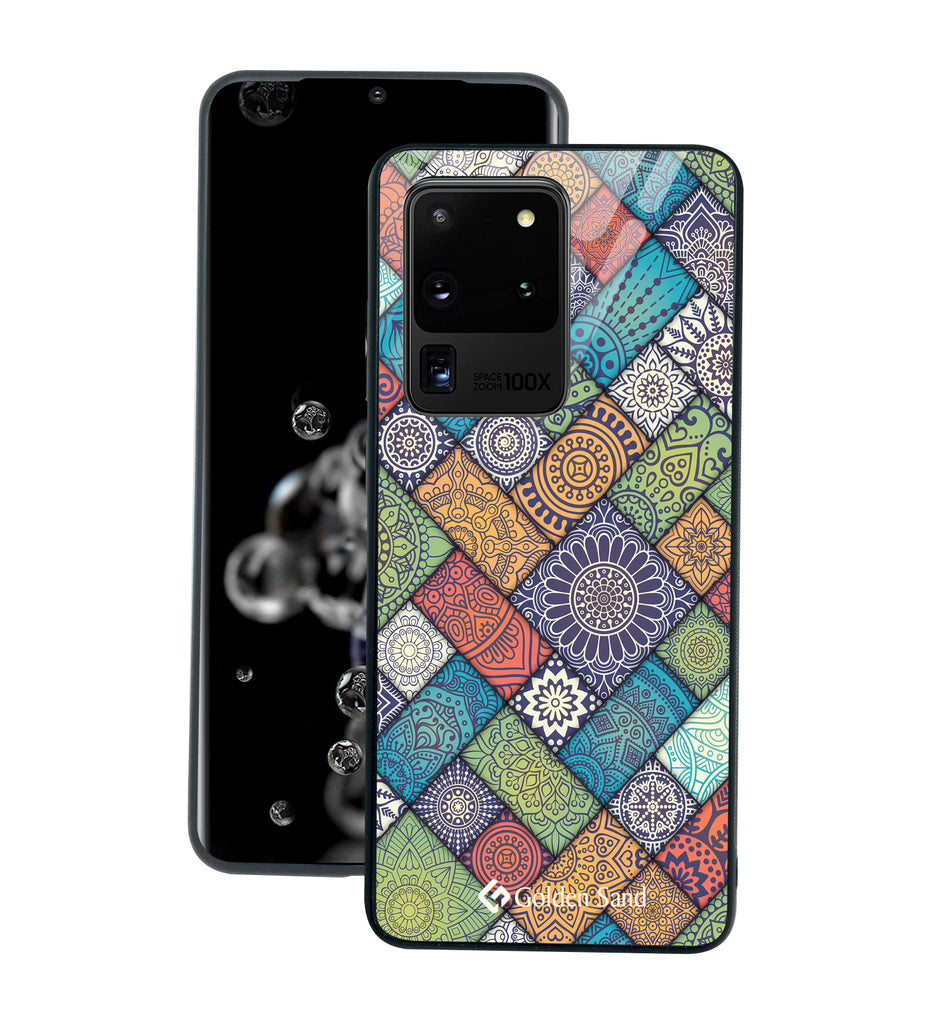 Samsung Galaxy S20 Ultra Designer Case Tempered Glass Series