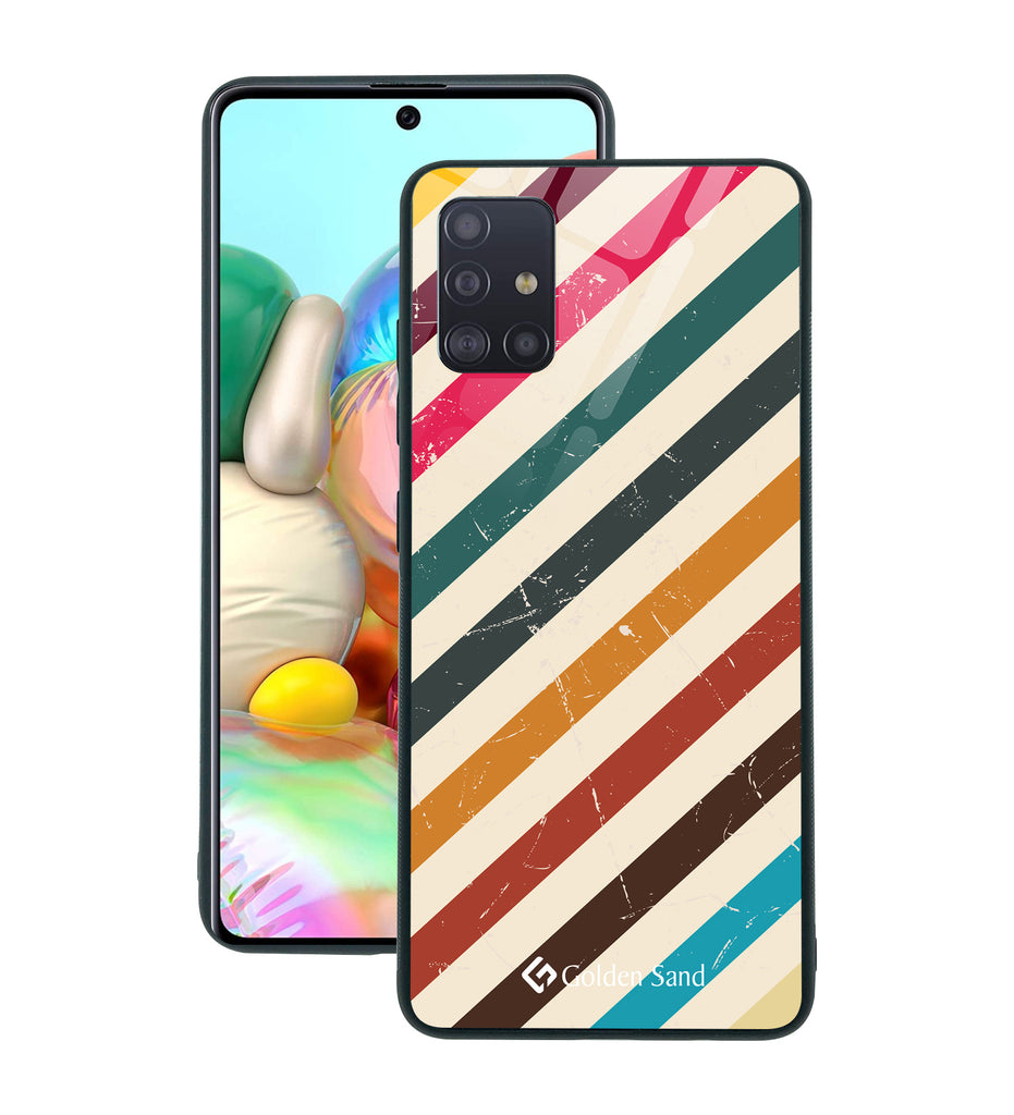 Samsung Galaxy A71 Designer Case Tempered Glass Series