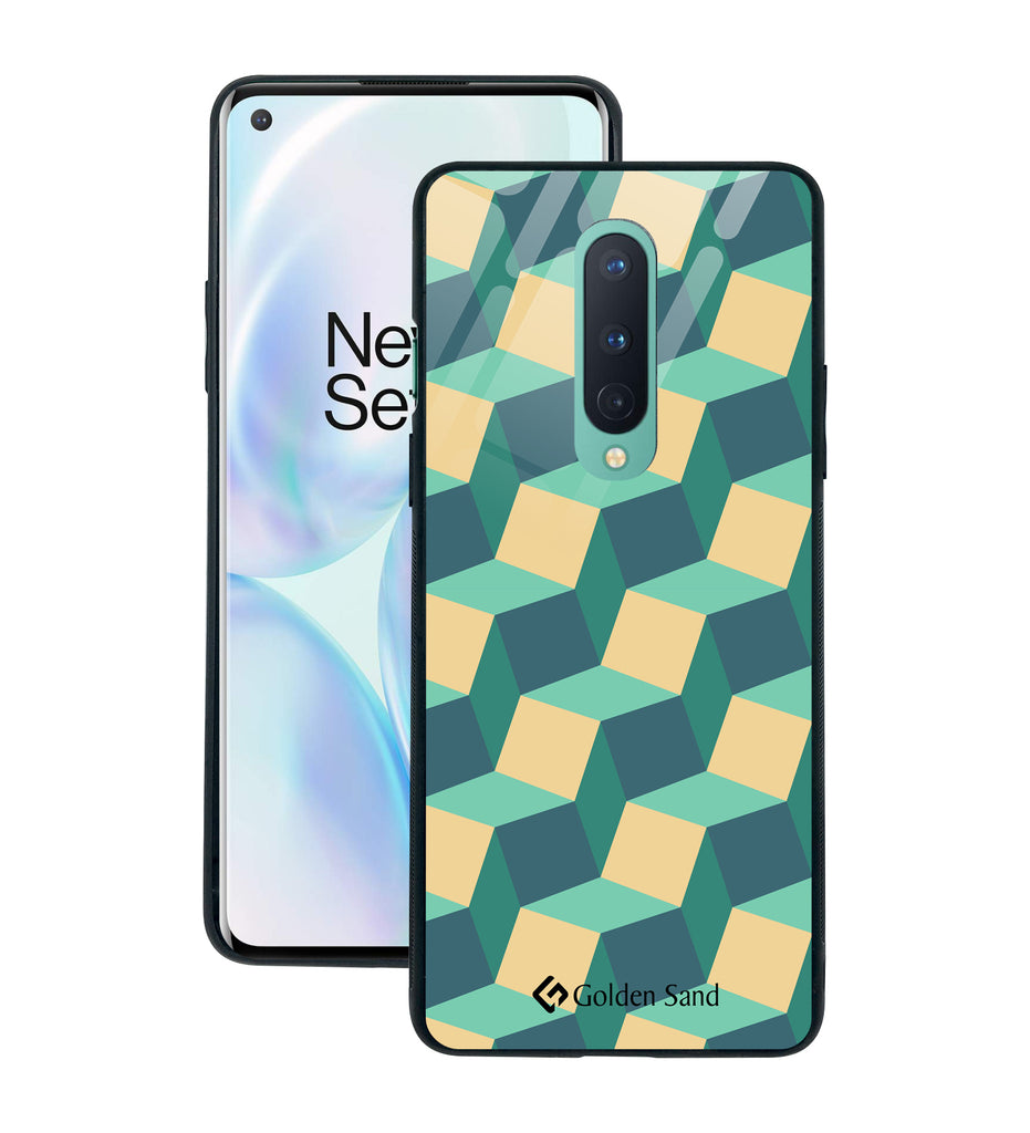 OnePlus 8 Designer Case Tempered Glass Series