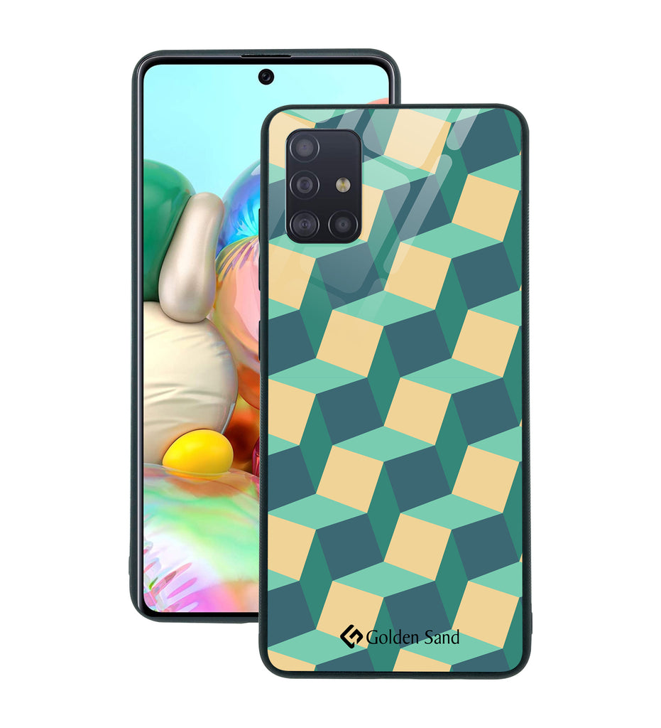 Samsung Galaxy A71 Designer Case Tempered Glass Series