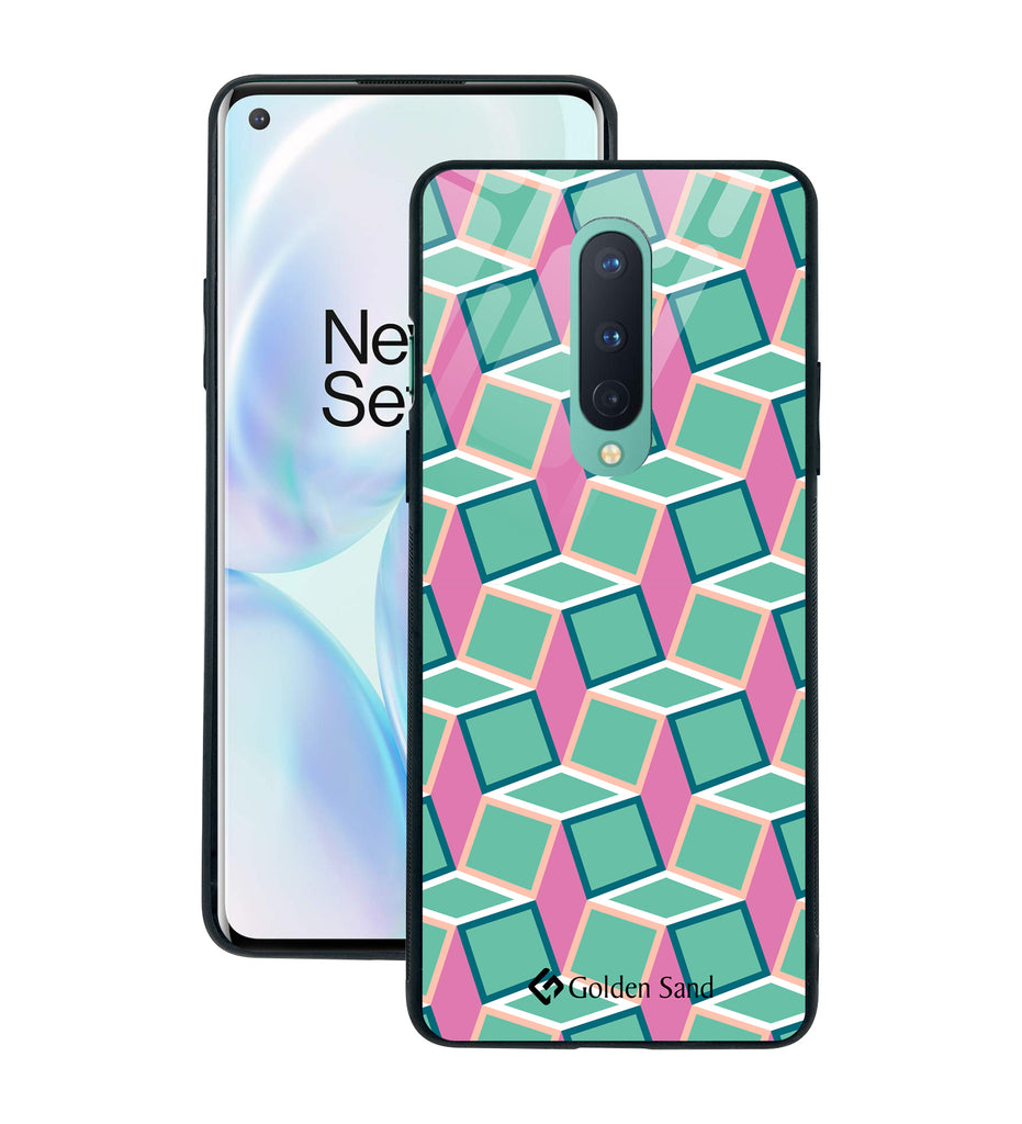 OnePlus 8 Designer Case Tempered Glass Series