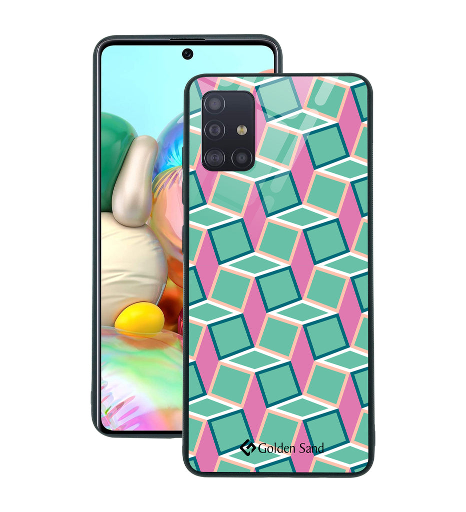 Samsung Galaxy A71 Designer Case Tempered Glass Series