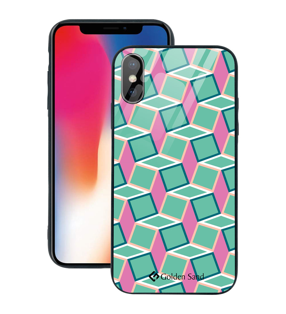 Apple iPhone X, XS Designer Case Tempered Glass Series
