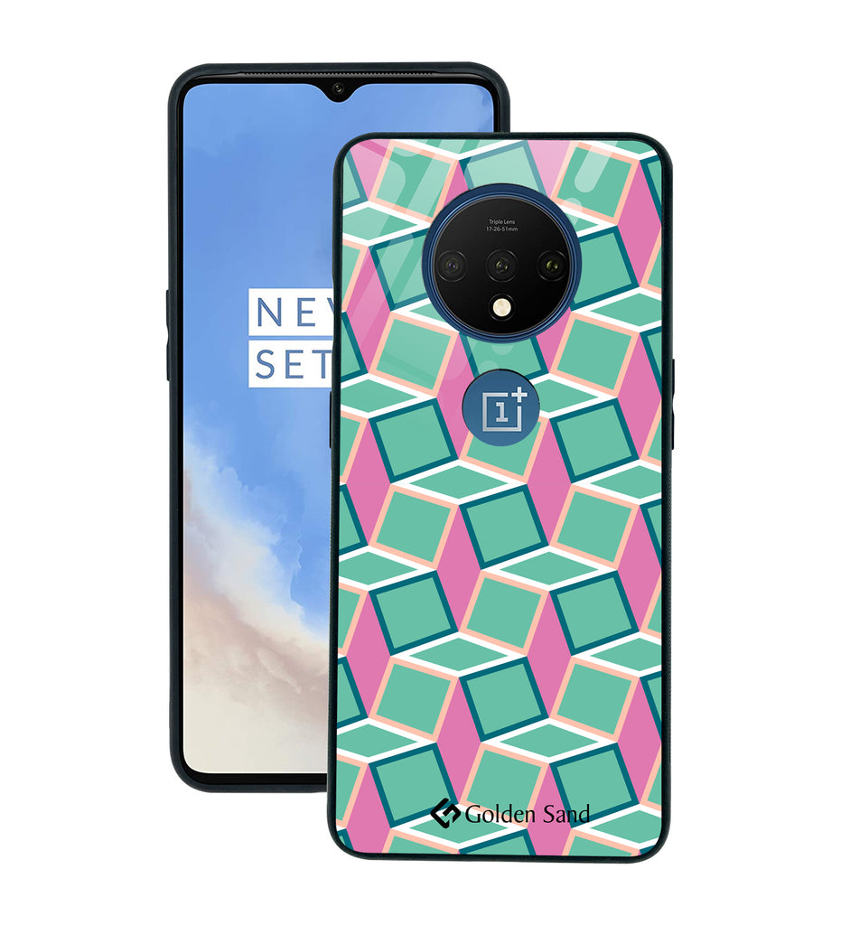 OnePlus 7T Designer Case Tempered Glass Series
