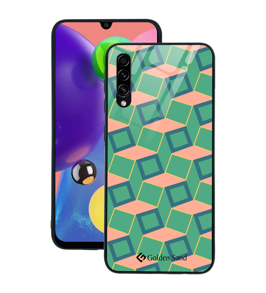 Samsung Galaxy A70s Designer Case Tempered Glass Series