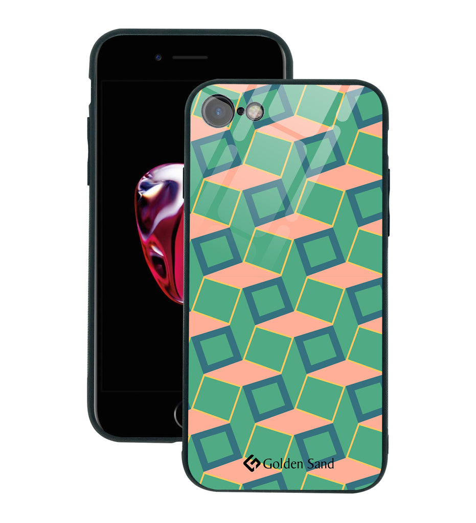 Apple iPhone SE 2020, iPhone 7, iPhone 8 Designer Case Tempered Glass Series