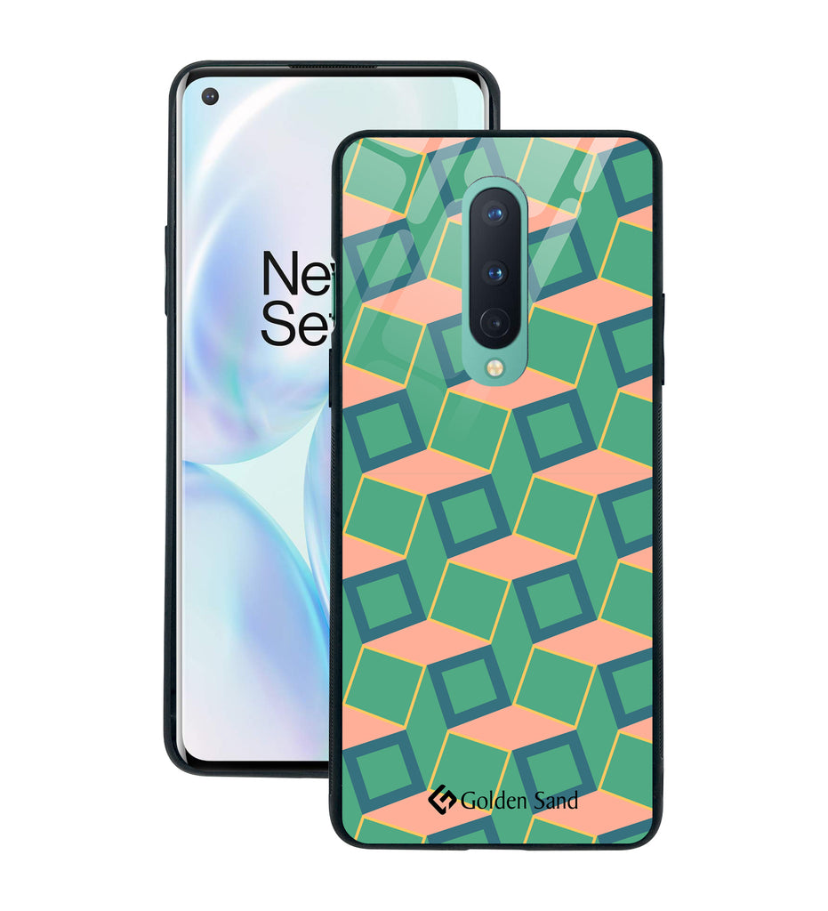 OnePlus 8 Designer Case Tempered Glass Series