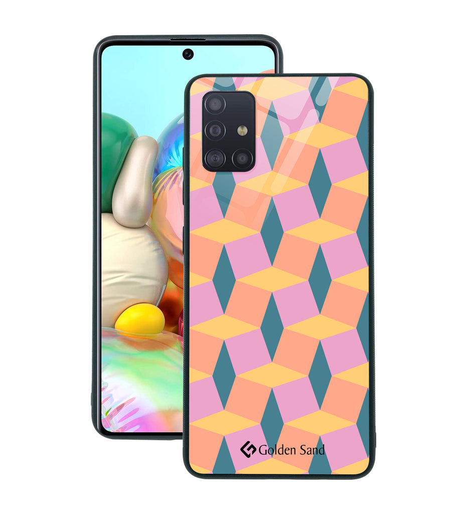 Samsung Galaxy A71 Designer Case Tempered Glass Series