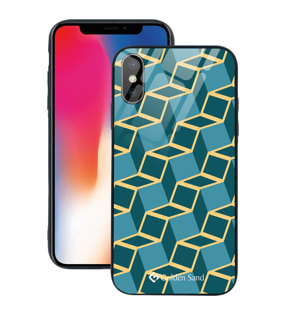Apple iPhone X, XS Designer Case Tempered Glass Series