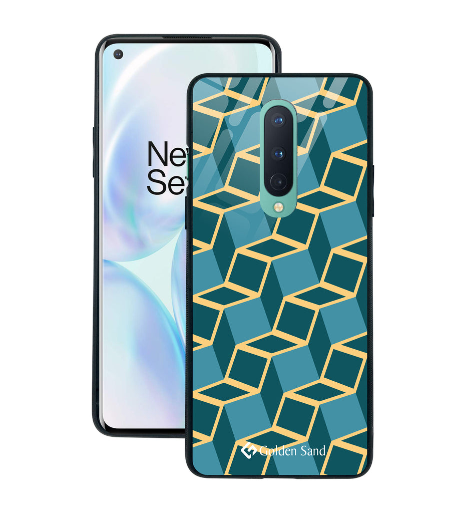 OnePlus 8 Designer Case Tempered Glass Series