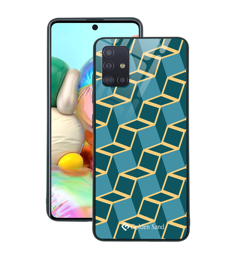 Samsung Galaxy A71 Designer Case Tempered Glass Series