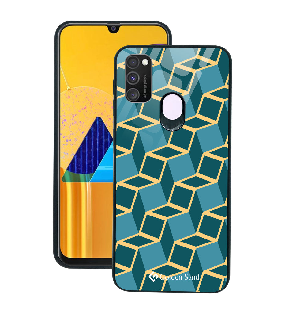 Samsung Galaxy M30s Designer Case Tempered Glass Series