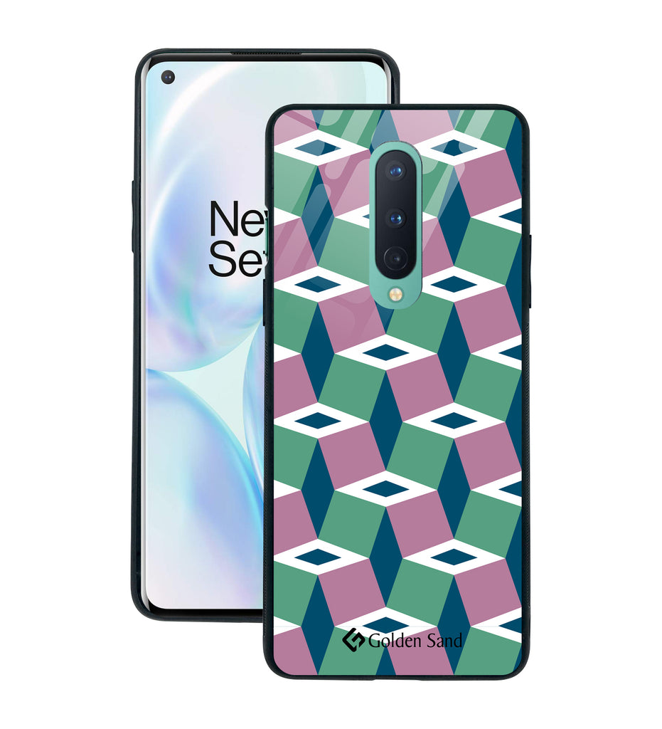 OnePlus 8 Designer Case Tempered Glass Series