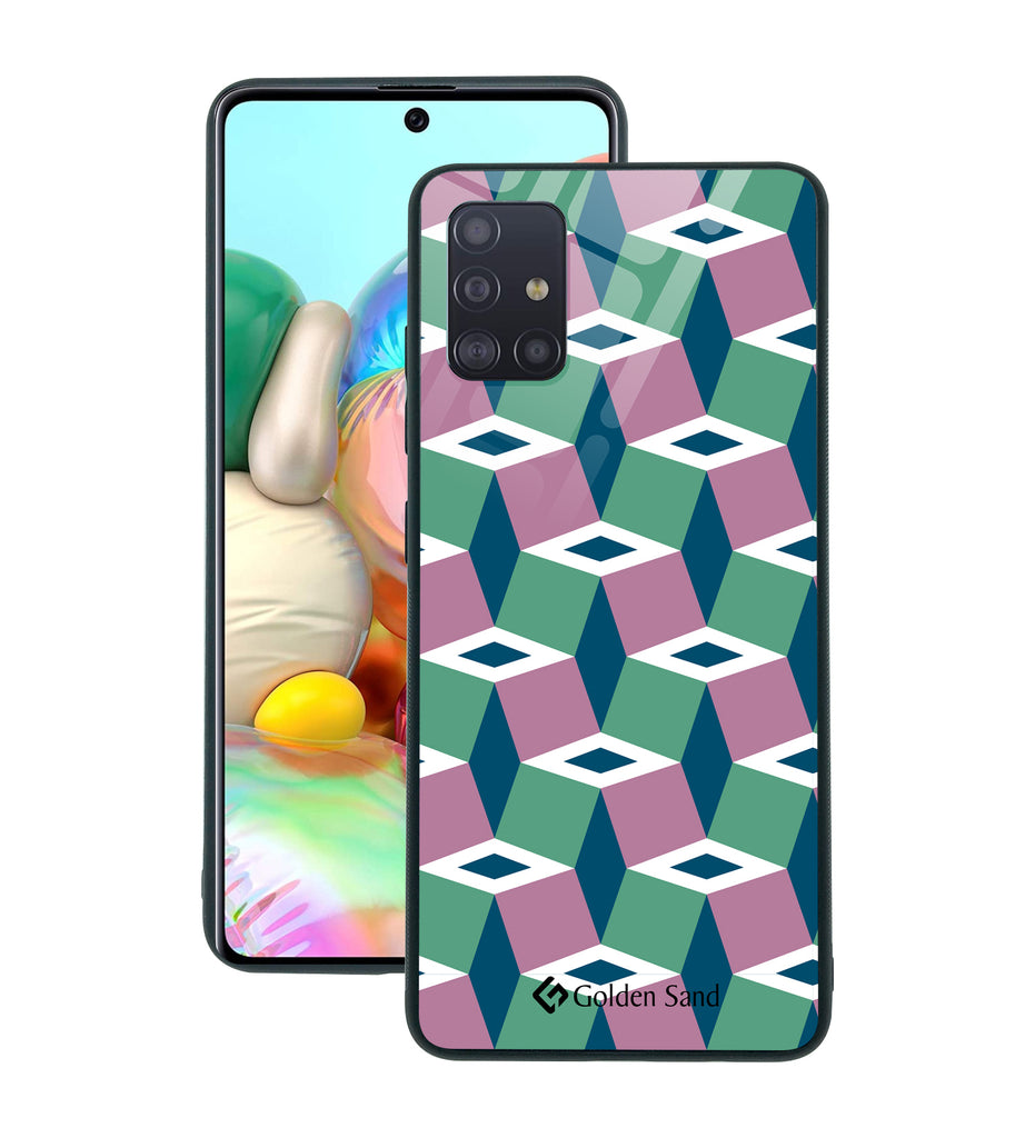 Samsung Galaxy A71 Designer Case Tempered Glass Series