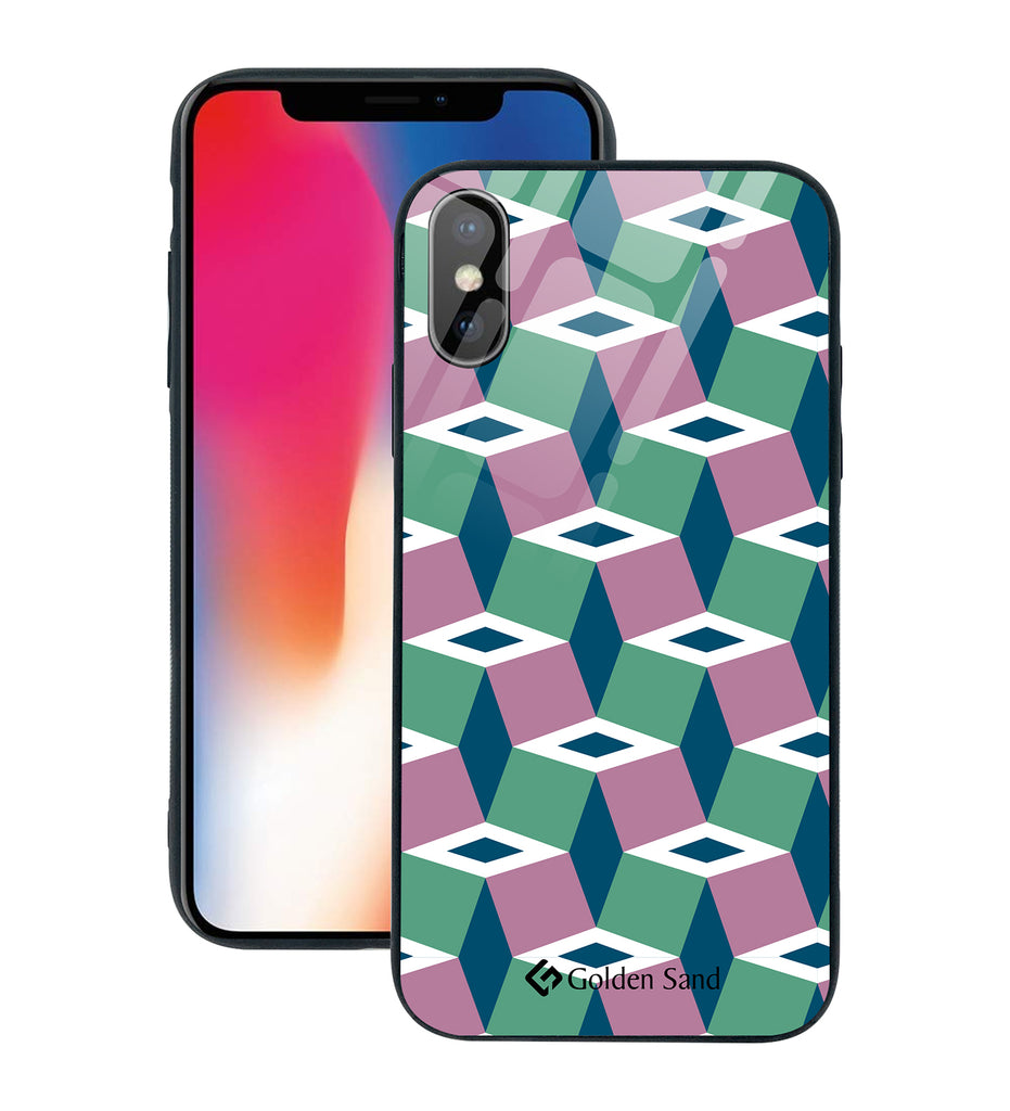 Apple iPhone X, XS Designer Case Tempered Glass Series