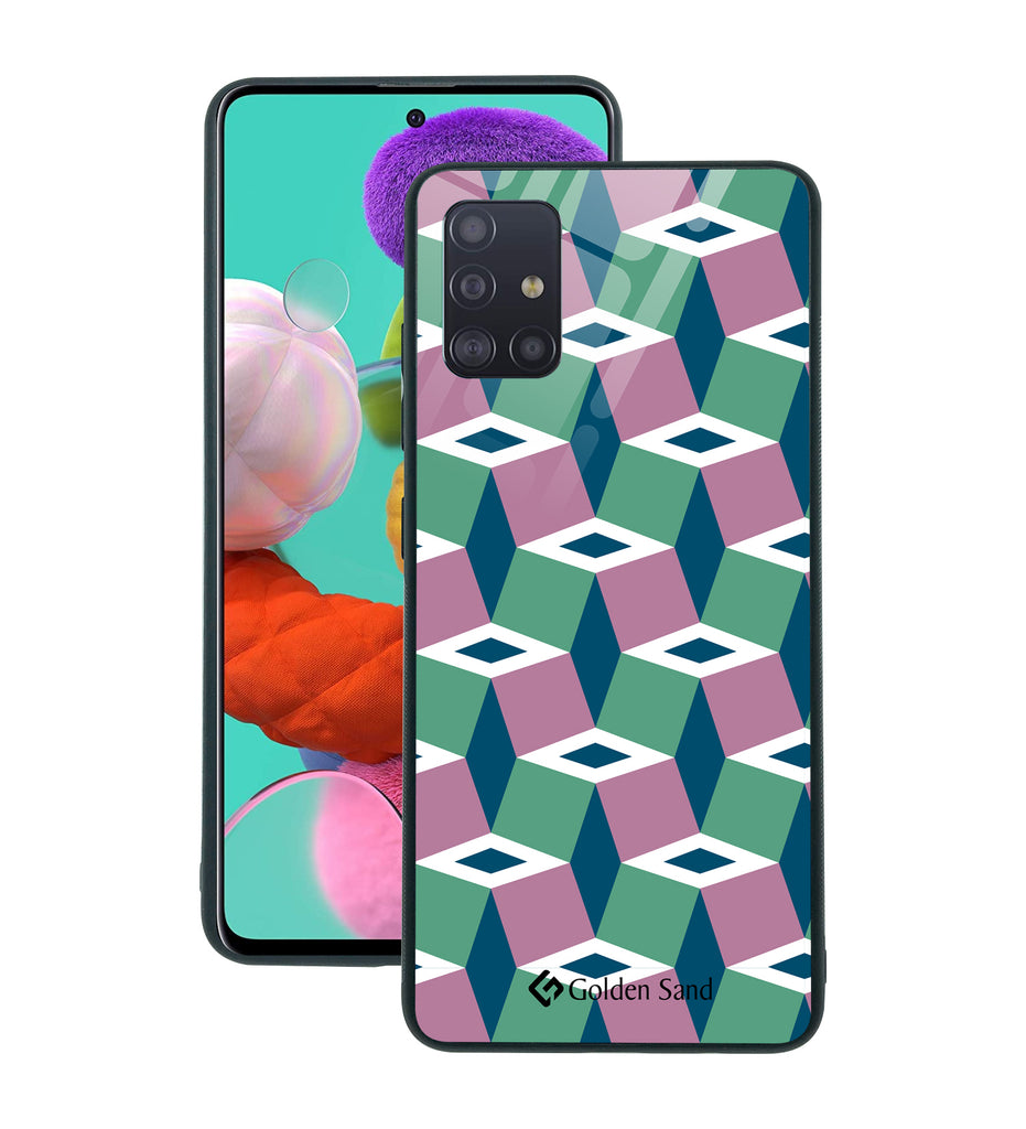 Samsung Galaxy A51 Designer Case Tempered Glass Series