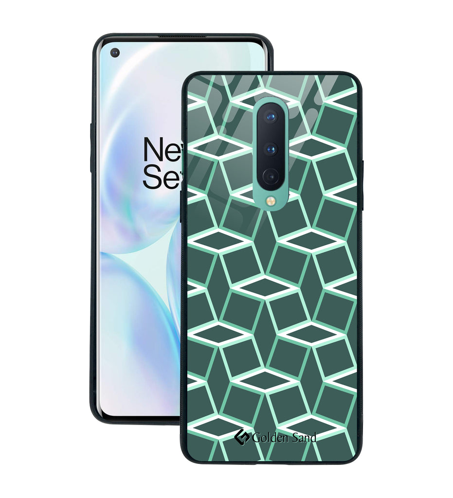 OnePlus 8 Designer Case Tempered Glass Series