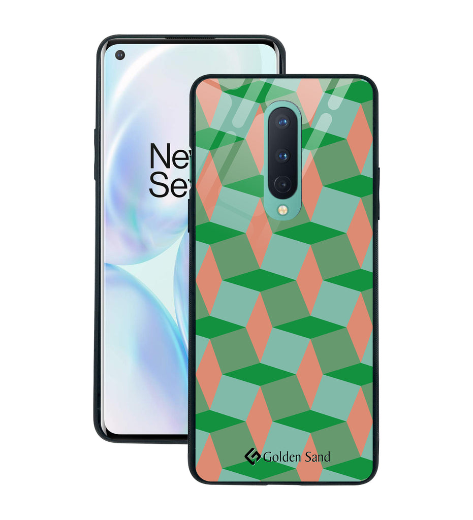 OnePlus 8 Designer Case Tempered Glass Series