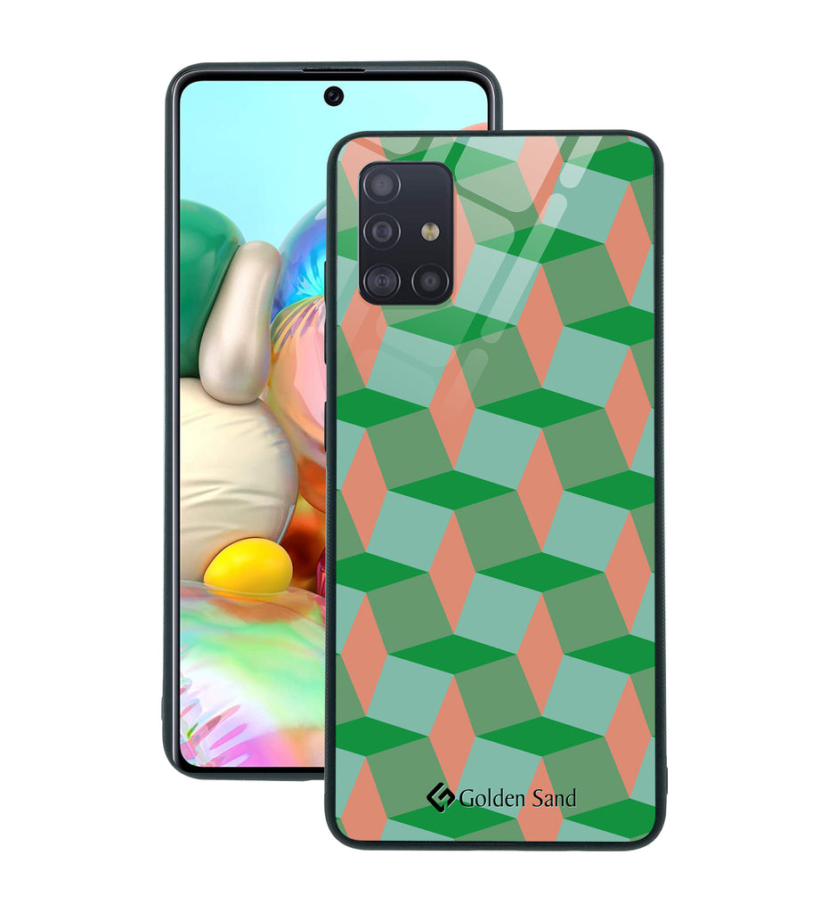 Samsung Galaxy A71 Designer Case Tempered Glass Series