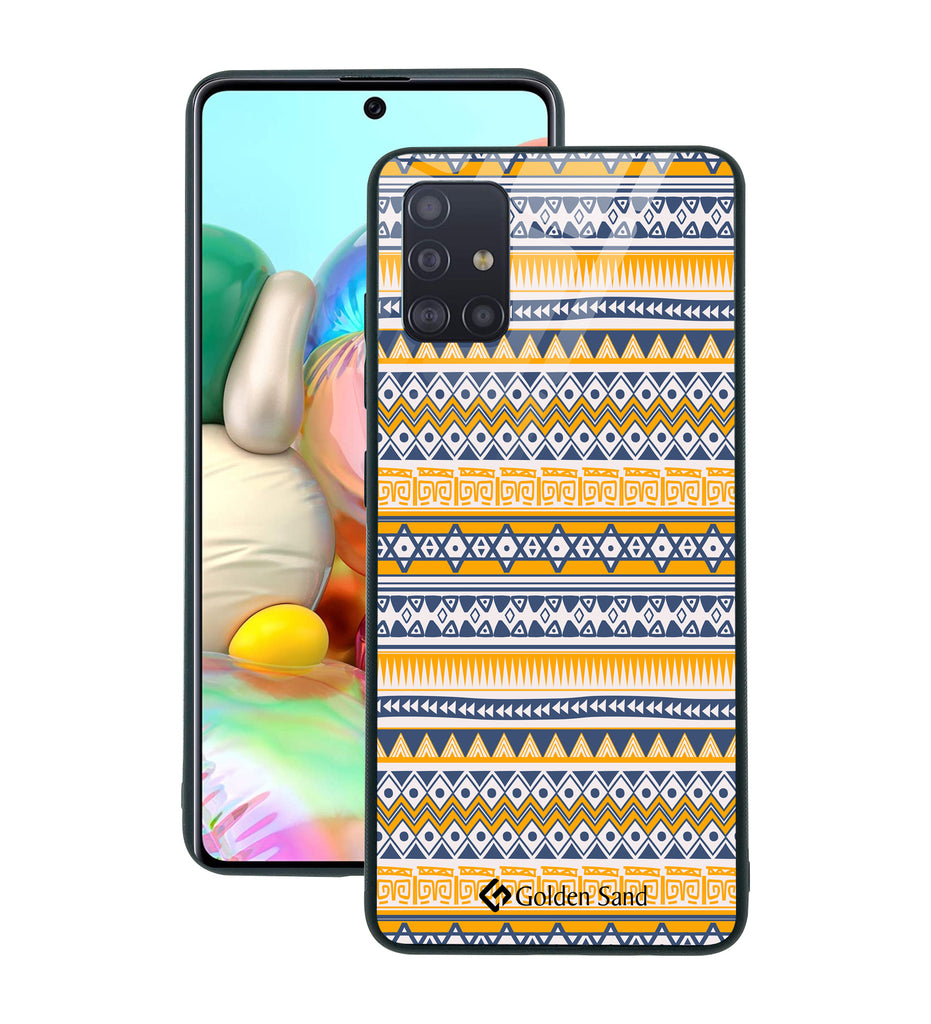 Samsung Galaxy A71 Designer Case Tempered Glass Series