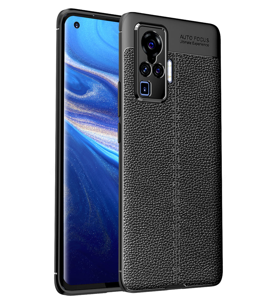 Vivo X50 Pro, 6.56 inch Leather Texture Back Cover