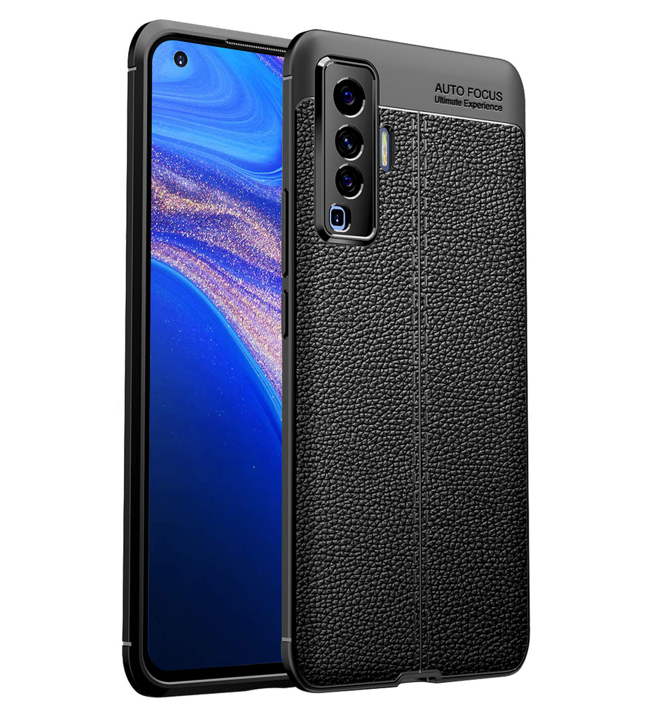 Vivo X50, 6.56 inch Leather Texture Back Cover