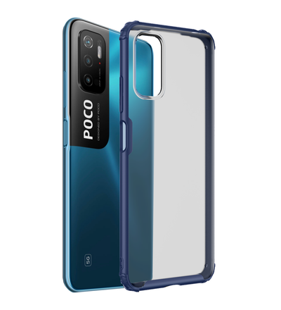 Xiaomi Redmi Note 10T 5G, Poco M3 Pro 5G (6.5 inch) Back Cover | Rugged Frosted Series, Blue